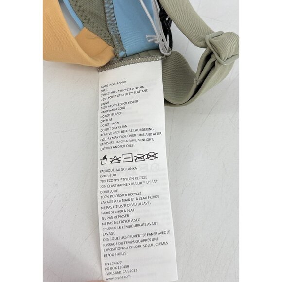 NWT prAna Baja Bound Swim Top Tankini Sweet Agave Bikini Top Sustainable Size Sm - Picture 7 of 9